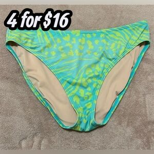 Victoria’s Secret Animal Print Bikini Bottoms Sz XL 4/$16